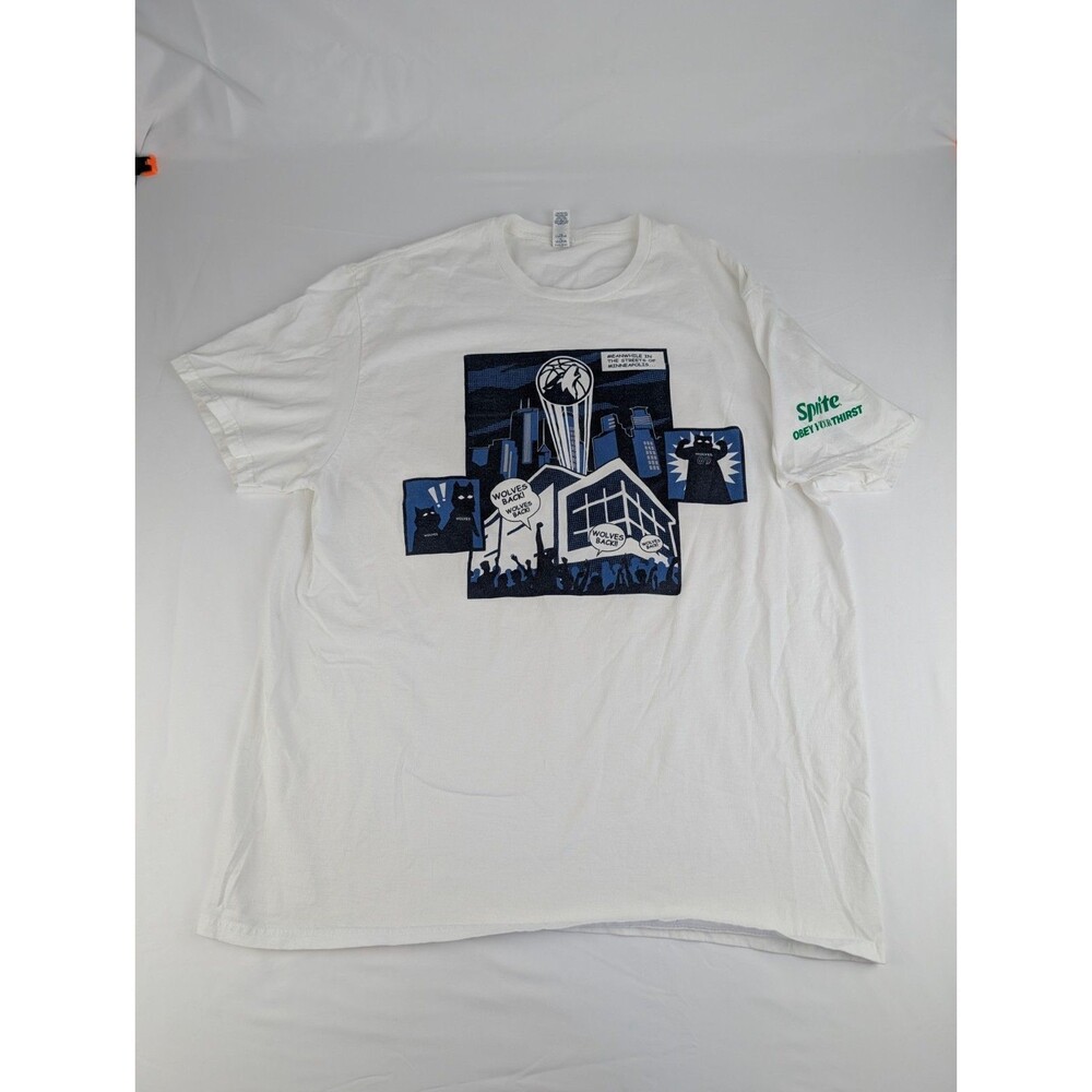 Men's XL L Minnesota Timberwolves Wolves Back Playoff T-Shirt 2025 Giveaway